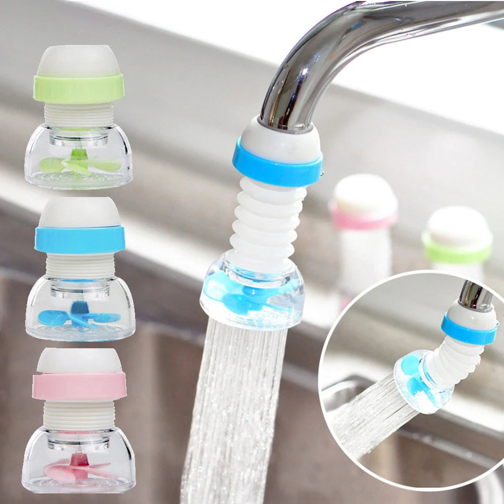 360° Rotating Faucet Extender | Adjustable Water-Saving Sink Tap Attachment | Universal Kitchen Faucet Connector | Faucet Filter Nozzle