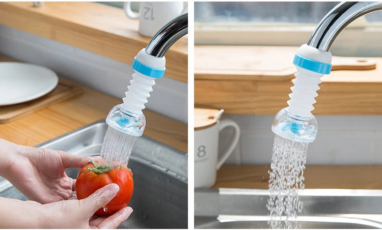 360° Rotating Faucet Extender | Adjustable Water-Saving Sink Tap Attachment | Universal Kitchen Faucet Connector | Faucet Filter Nozzle