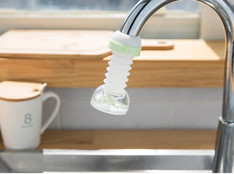 360° Rotating Faucet Extender | Adjustable Water-Saving Sink Tap Attachment | Universal Kitchen Faucet Connector | Faucet Filter Nozzle