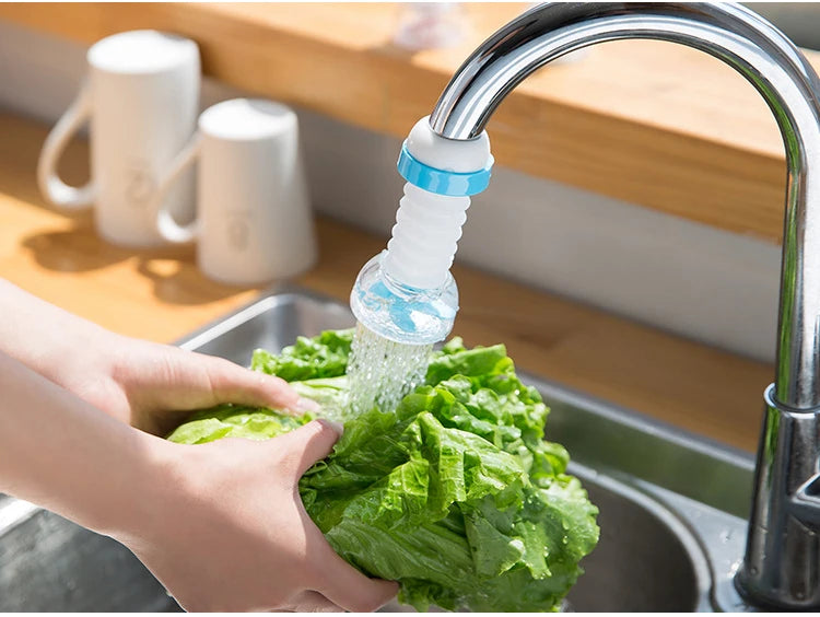360° Rotating Faucet Extender | Adjustable Water-Saving Sink Tap Attachment | Universal Kitchen Faucet Connector | Faucet Filter Nozzle