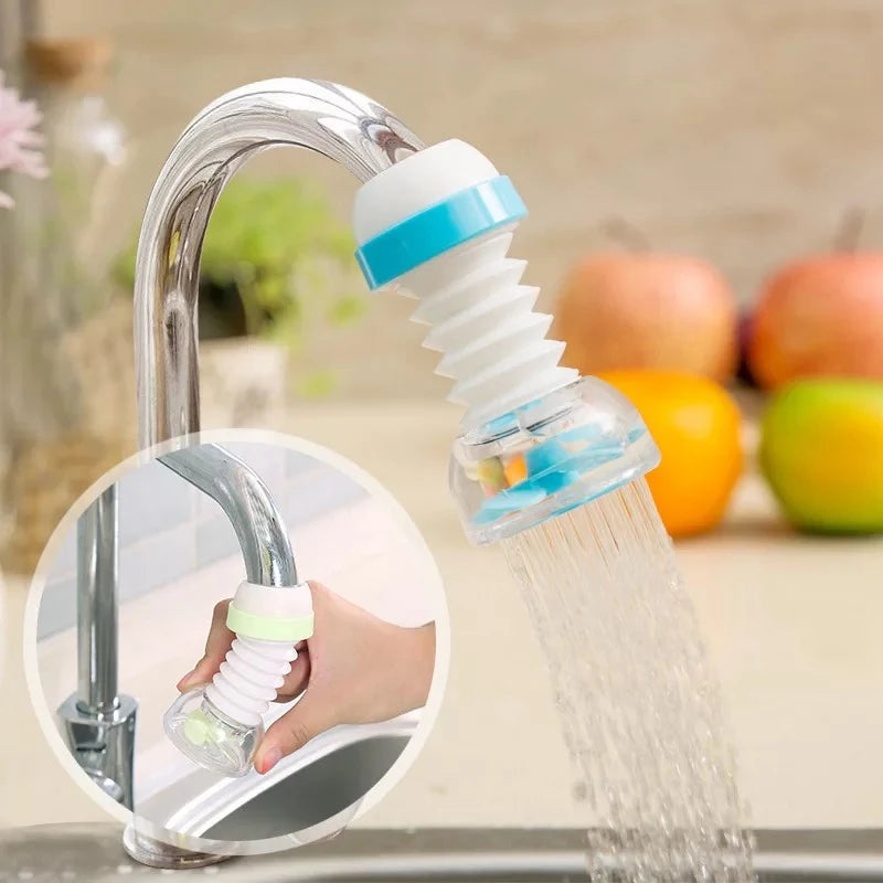 360° Rotating Faucet Extender | Adjustable Water-Saving Sink Tap Attachment | Universal Kitchen Faucet Connector | Faucet Filter Nozzle