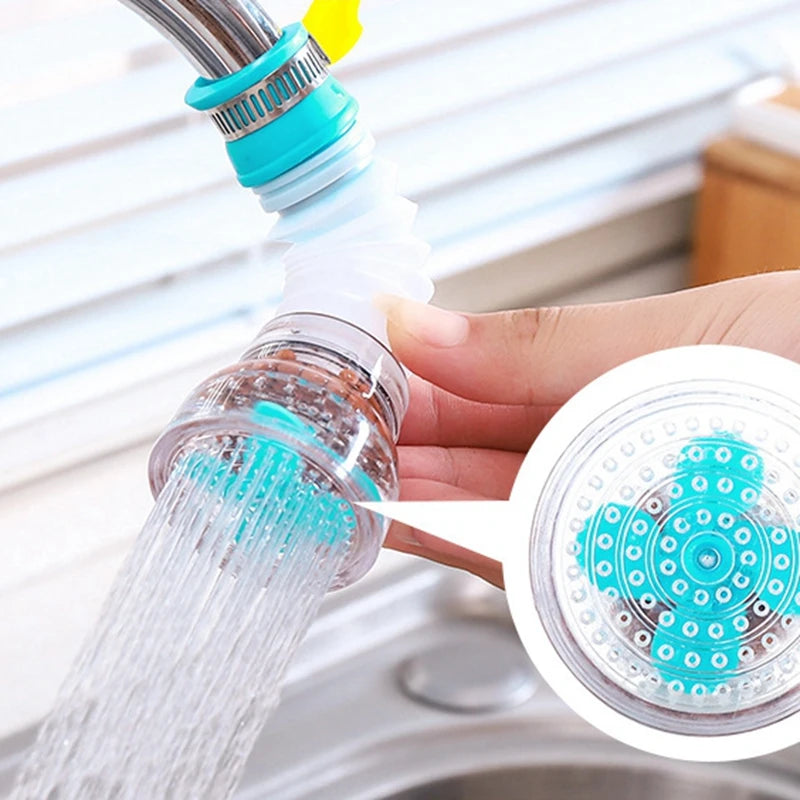 360° Rotating Faucet Extender | Adjustable Water-Saving Sink Tap Attachment | Universal Kitchen Faucet Connector | Faucet Filter Nozzle