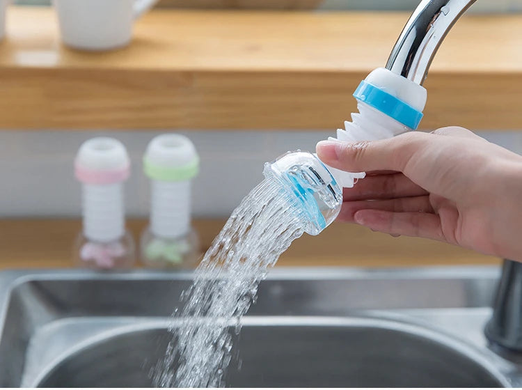 360° Rotating Faucet Extender | Adjustable Water-Saving Sink Tap Attachment | Universal Kitchen Faucet Connector | Faucet Filter Nozzle