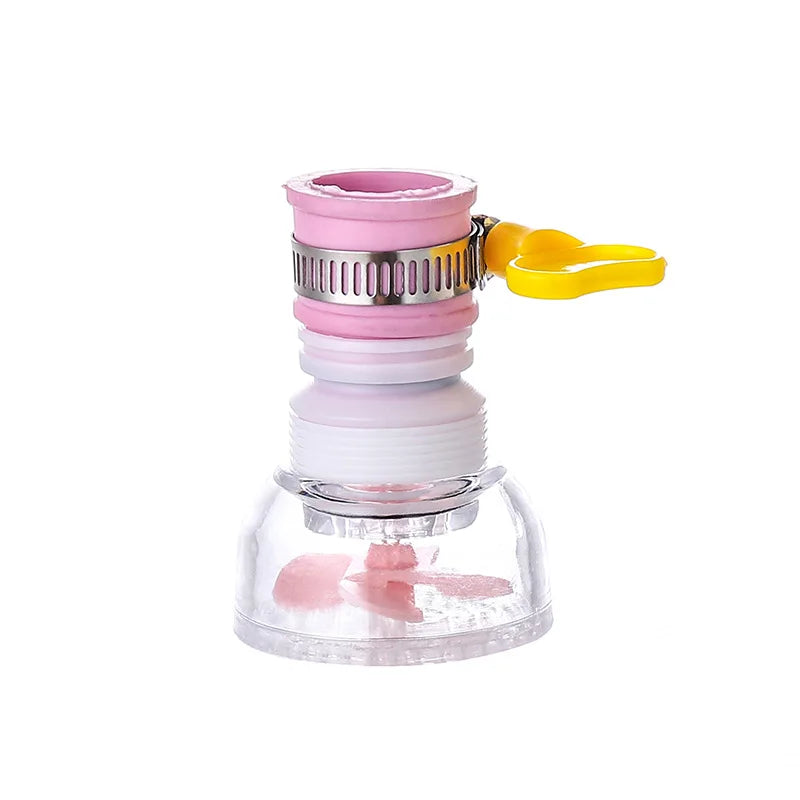 360° Rotating Faucet Extender | Adjustable Water-Saving Sink Tap Attachment | Universal Kitchen Faucet Connector | Faucet Filter Nozzle