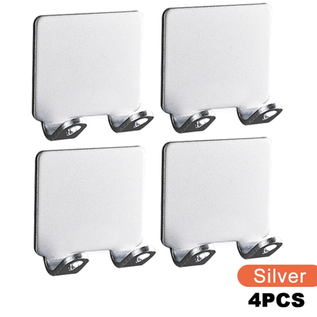 Self-Adhesive Razor Holder Hooks | No Drill Wall Mounted Shaver Organizer | Bathroom & Shower Storage Hooks