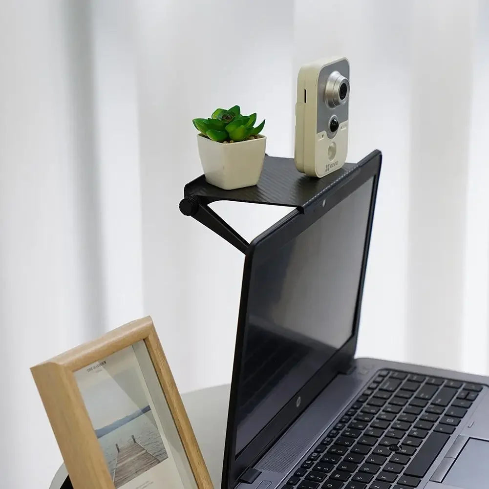 1PC Hot Selling Computer and TV Screen Storage Rack Wireless Router Set-top Box Rack No Perforated Storage Bracket Divine Tool