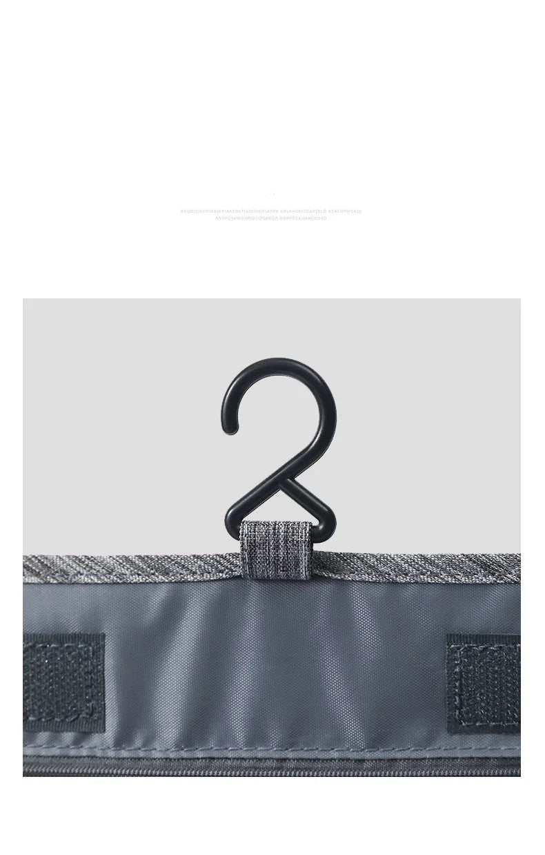 Waterproof Hanging Toiletry Bag | Home or Travel Organizer | Cosmetic & Bathroom Storage Pouch for Men & Women