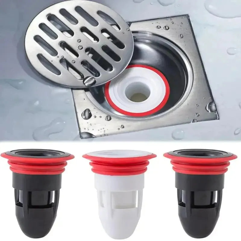Floor Drain Anti-Odor Insert | Drain Deodorizer & Pest Control | Bathroom and Shower Floor Drain Smell Blocker | Quick Drainage Insert