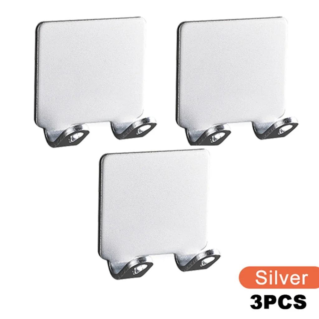 Self-Adhesive Razor Holder Hooks | No Drill Wall Mounted Shaver Organizer | Bathroom & Shower Storage Hooks