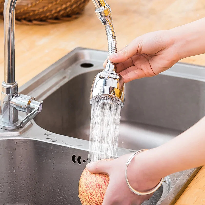 Universal Kitchen Faucet Adapter | 360° Rotating Faucet Extender | 2/3 Mode Water-Saving Spray Nozzle | Splash-Proof Faucet Aerator
