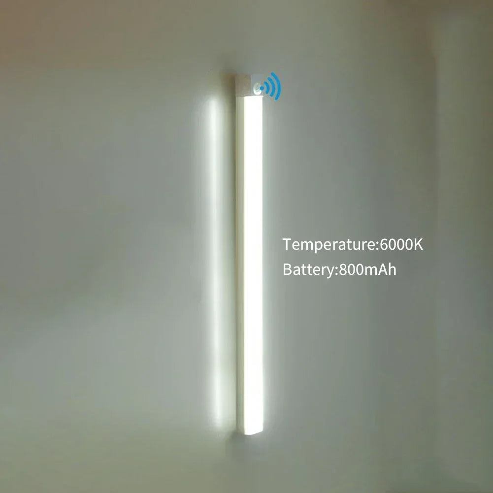 Rechargeable Motion Sensor LED Light Bar | USB Dimmable Under Cabinet Light | Wireless Closet, Stair & Kitchen Lighting
