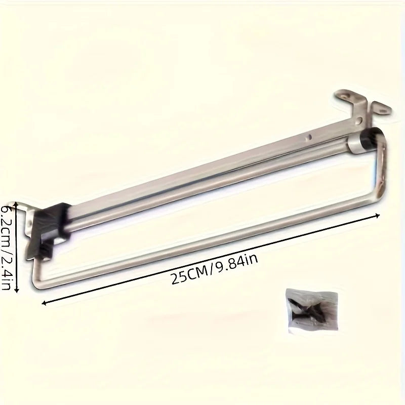 Pull-Out Clothes Hanging Rod | Adjustable Foldable Wardrobe Rail for Closet Organization & Space-Saving Storage