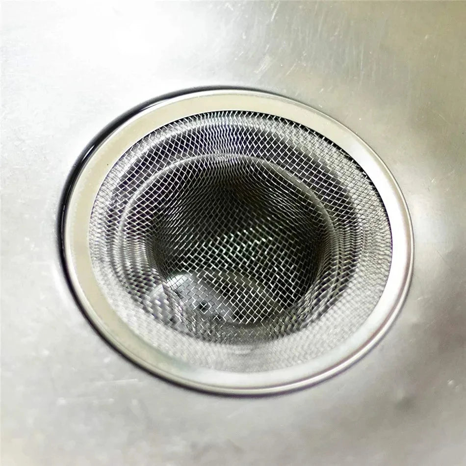 Stainless Steel Sink Strainer | Kitchen Sink Drain Filter | Shower Bathtub Bathroom Floor Drain Mesh Filter