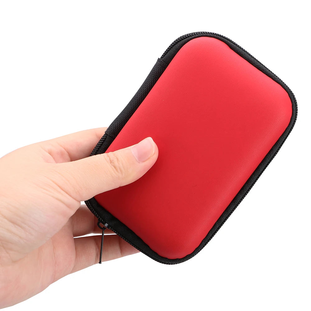 Portable Electronics Organizer Case | Waterproof Travel Cable Storage Bag for Chargers, Earphones & USB Accessories
