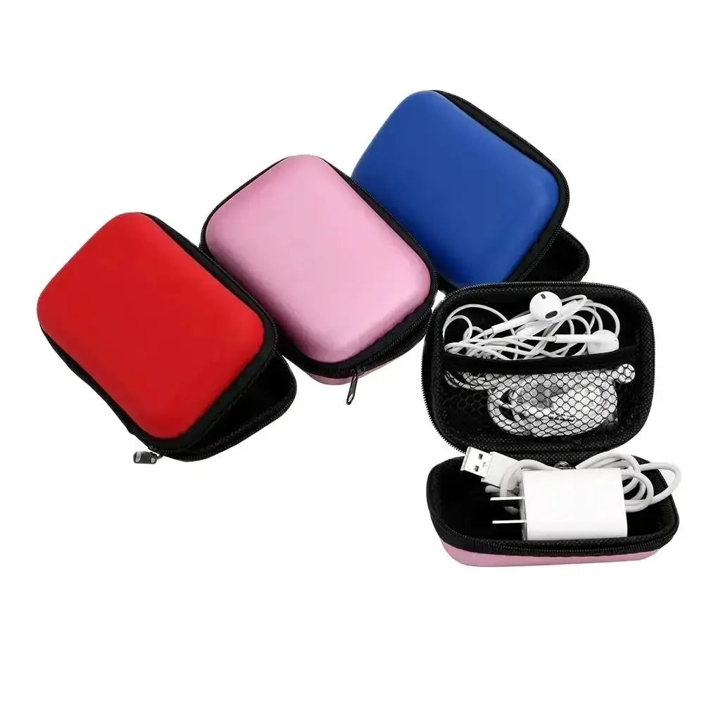 Portable Electronics Organizer Case | Waterproof Travel Cable Storage Bag for Chargers, Earphones & USB Accessories