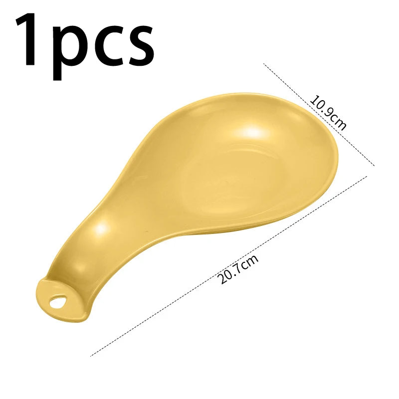 Large Kitchen Spoon Rest Holder | Heat-Resistant Cooking Utensil Rest | Countertop Spoon Holder