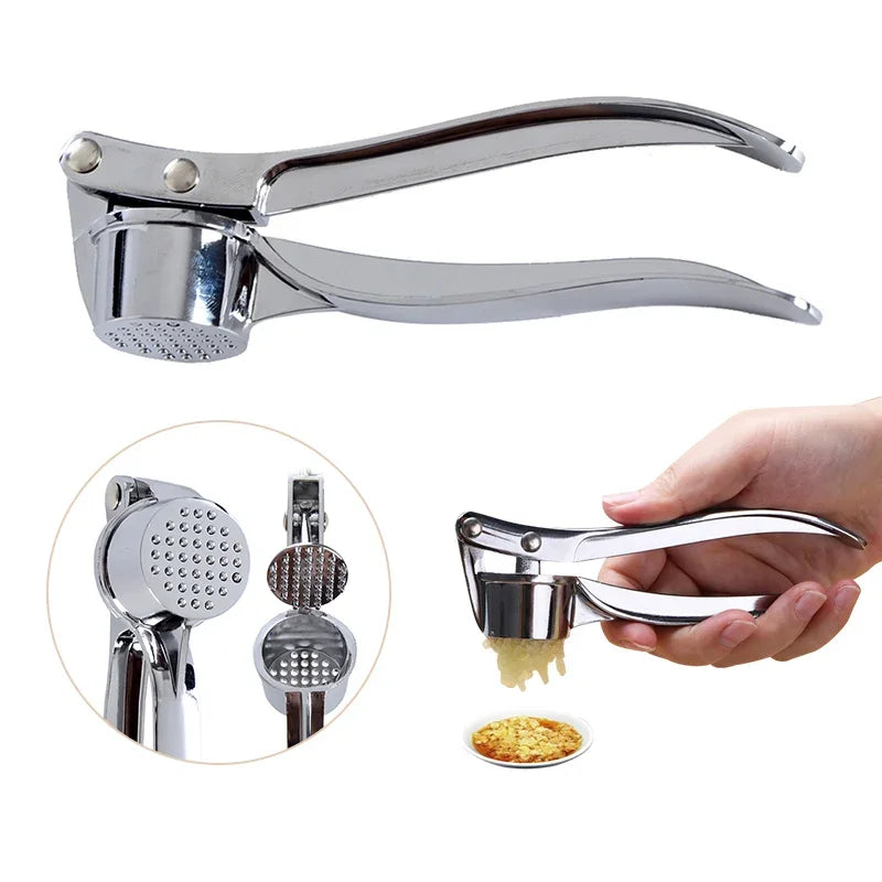 Manual Garlic Press | Garlic & Ginger Crusher Mincer with Comfort Grip Handle