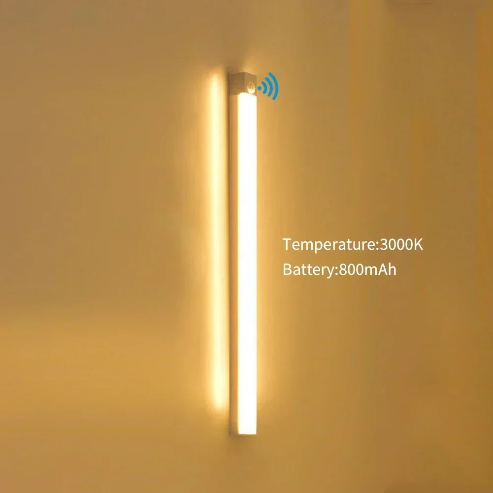 Rechargeable Motion Sensor LED Light Bar | USB Dimmable Under Cabinet Light | Wireless Closet, Stair & Kitchen Lighting