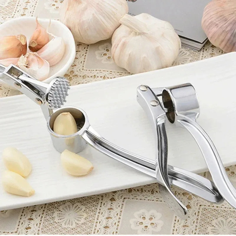 Manual Garlic Press | Garlic & Ginger Crusher Mincer with Comfort Grip Handle