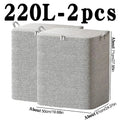 Non-woven Quilt Storage Bag with Lids Zipper Foldable Clothes Quilt Bins Container Large Capacity Dust-proof Bag Organize