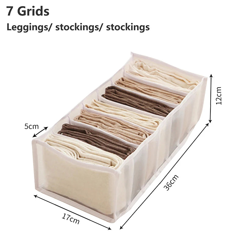 Dresser Drawer Organizer | Closet Storage Box for Clothes