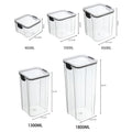 Airtight Food Storage Container | Clear Kitchen Storage Jar for Cereal, Rice, Pasta & Pantry Organization