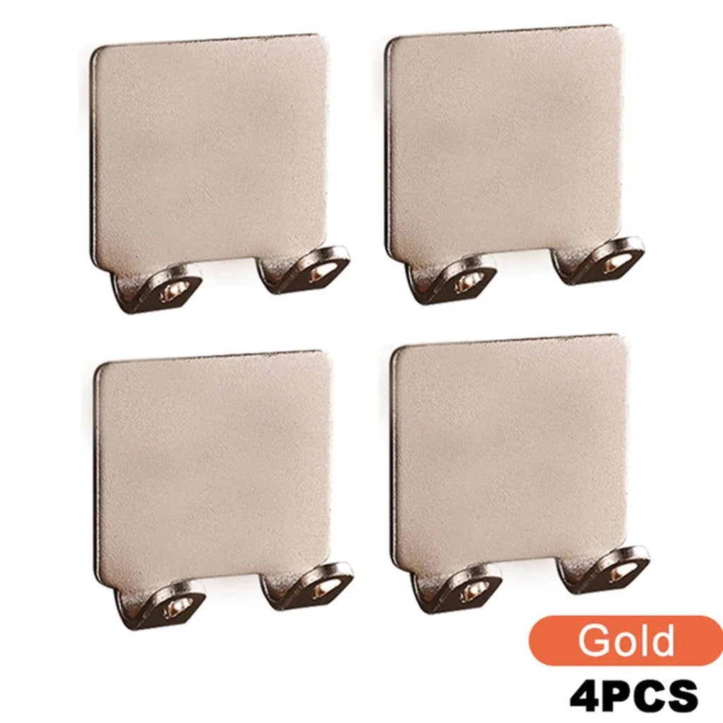 Self-Adhesive Razor Holder Hooks | No Drill Wall Mounted Shaver Organizer | Bathroom & Shower Storage Hooks