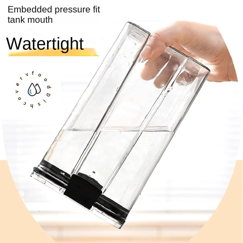 Airtight Food Storage Container | Clear Kitchen Storage Jar for Cereal, Rice, Pasta & Pantry Organization