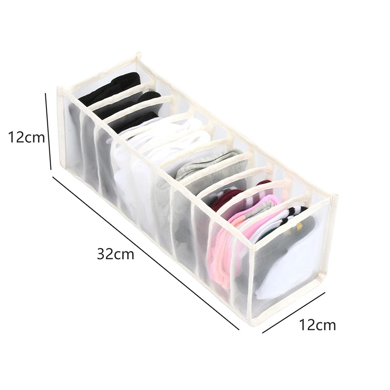 Dresser Drawer Organizer | Closet Storage Box for Clothes