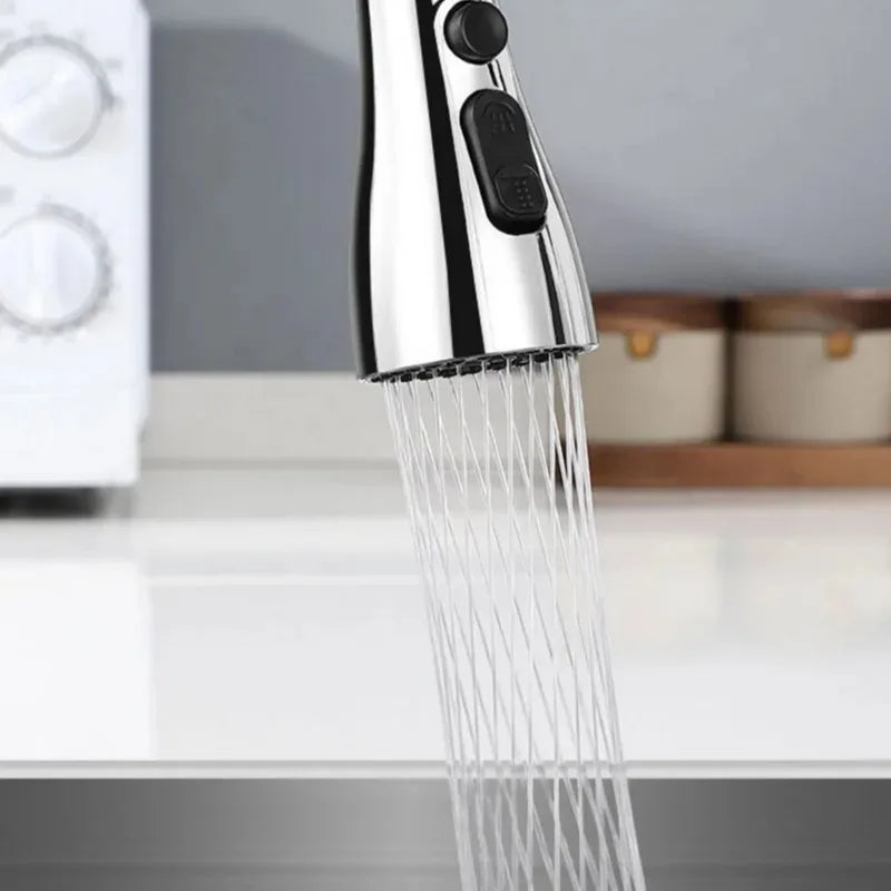 360° Rotating Kitchen Faucet Extender | Water-Saving Faucet Accessory | Dual-Rotation Faucet Aerator