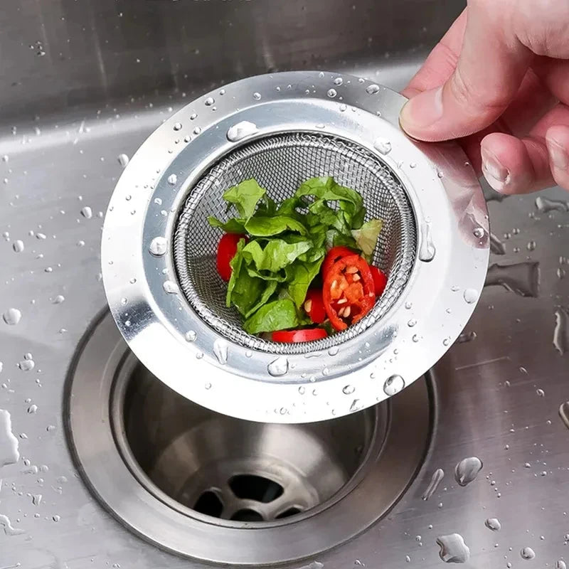 Stainless Steel Sink Strainer | Kitchen Sink Drain Filter | Shower Bathtub Bathroom Floor Drain Mesh Filter