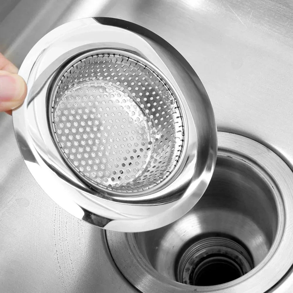Stainless Steel Sink Strainer | Kitchen Sink Drain Filter | Shower Bathtub Bathroom Floor Drain Mesh Filter