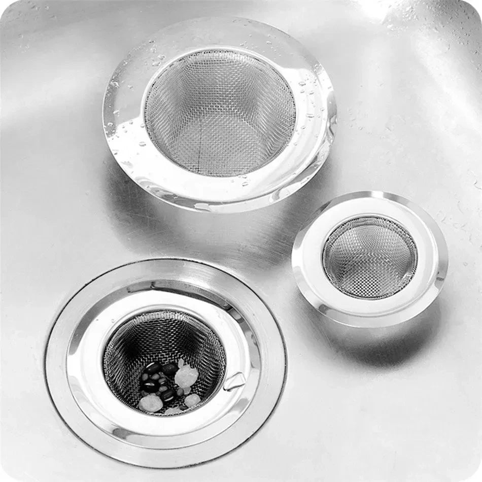 Stainless Steel Sink Strainer | Kitchen Sink Drain Filter | Shower Bathtub Bathroom Floor Drain Mesh Filter