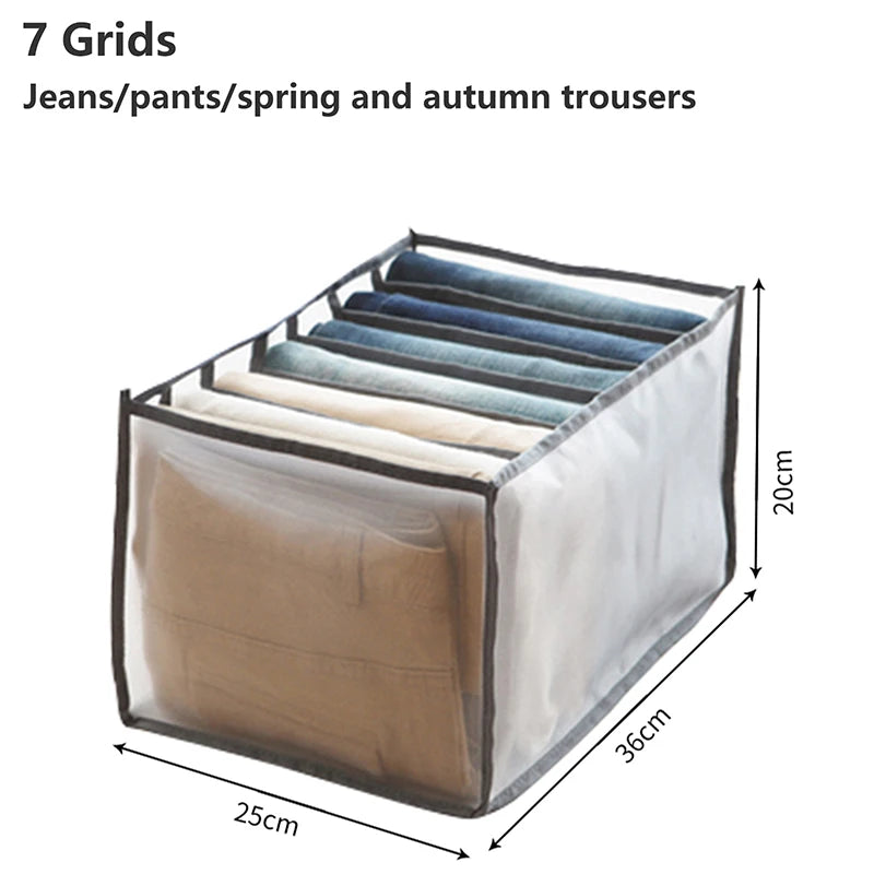 Dresser Drawer Organizer | Closet Storage Box for Clothes