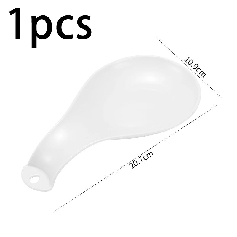 Large Kitchen Spoon Rest Holder | Heat-Resistant Cooking Utensil Rest | Countertop Spoon Holder