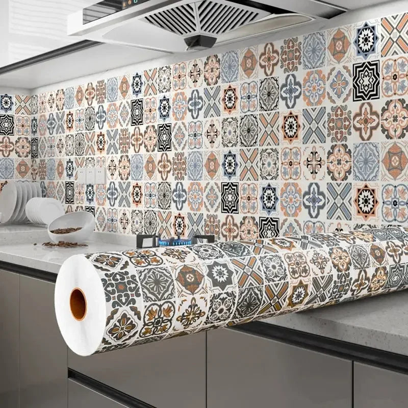 Marble Peel & Stick Wallpaper | Waterproof Oil-Proof Contact Paper for Kitchen Countertops, Cabinets & Backsplash Renovation