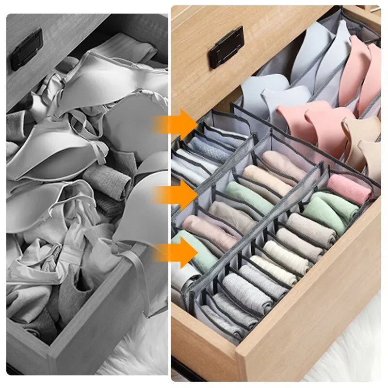 Drawer Organizer for Clothes | Clothing Divider Storage for Dresser and Closet