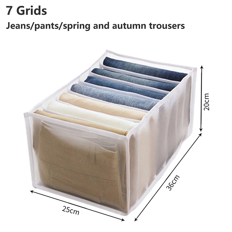 Dresser Drawer Organizer | Closet Storage Box for Clothes