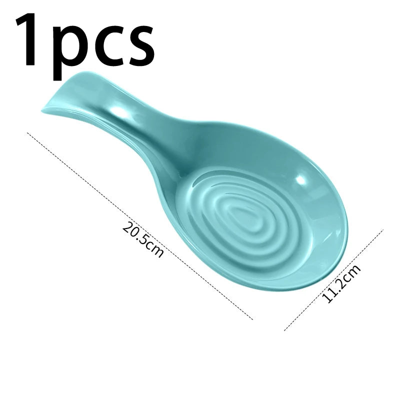 Large Kitchen Spoon Rest Holder | Heat-Resistant Cooking Utensil Rest | Countertop Spoon Holder
