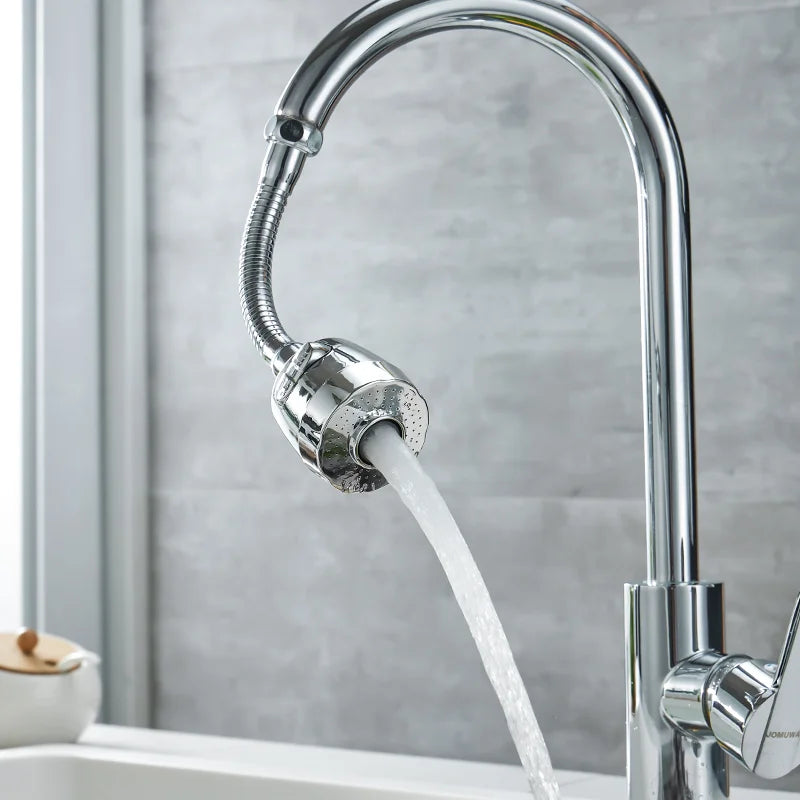 Universal Kitchen Faucet Adapter | 360° Rotating Faucet Extender | 2/3 Mode Water-Saving Spray Nozzle | Splash-Proof Faucet Aerator