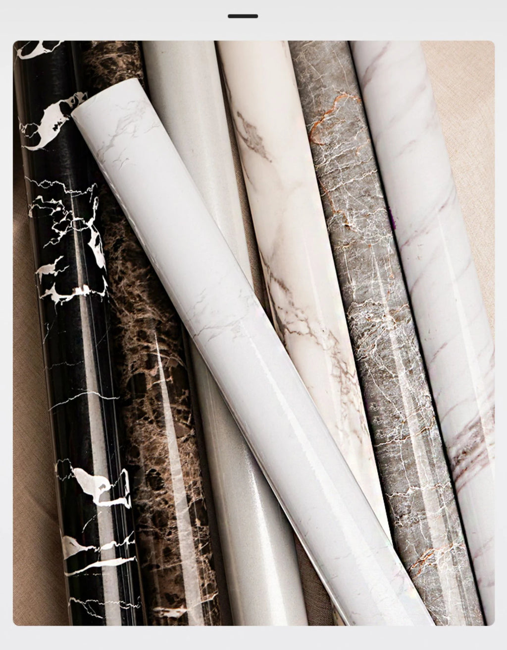 Marble Peel & Stick Wallpaper | Waterproof Oil-Proof Contact Paper for Kitchen Countertops, Cabinets & Backsplash Renovation