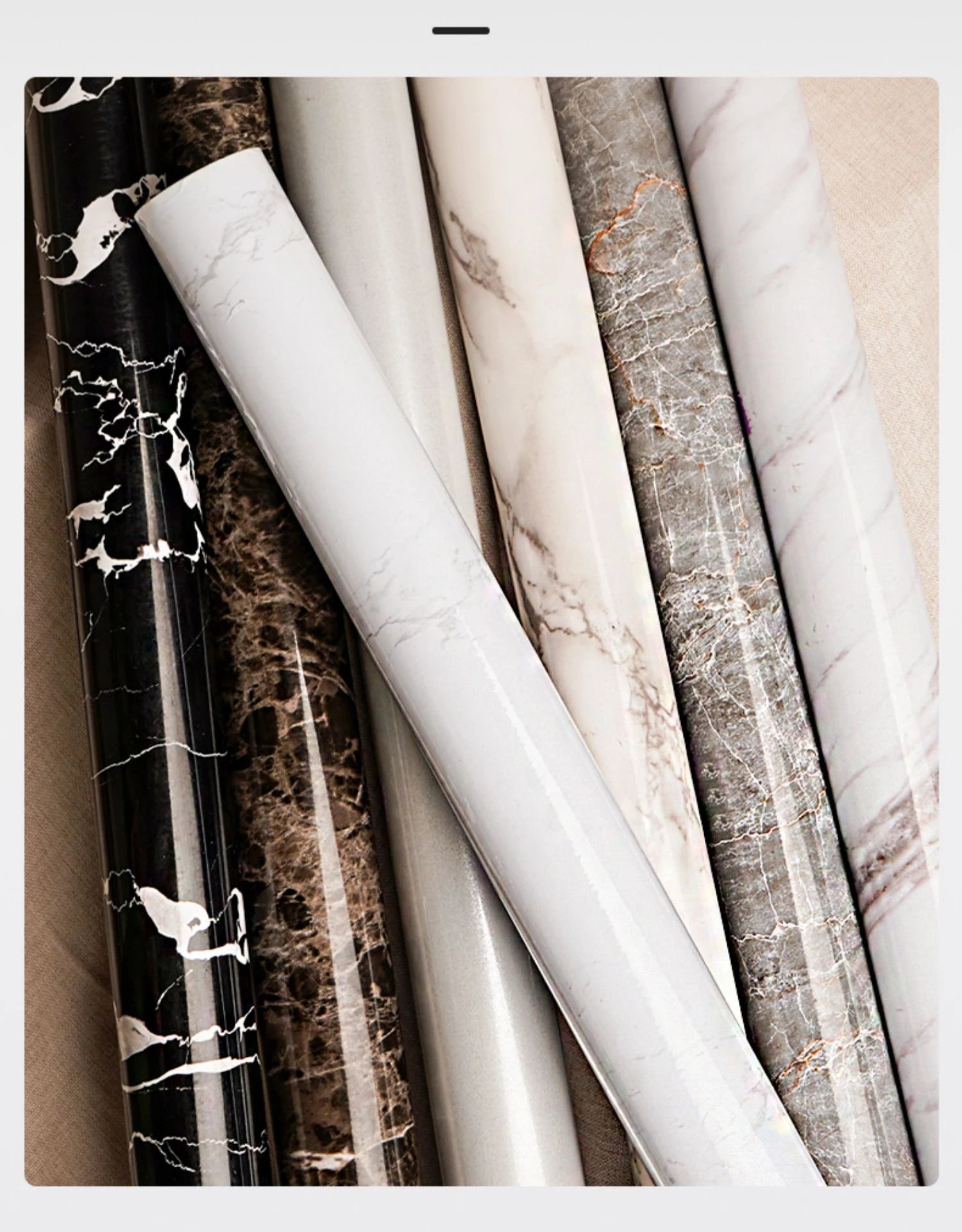Marble Peel & Stick Wallpaper | Waterproof Oil-Proof Contact Paper for Kitchen Countertops, Cabinets & Backsplash Renovation