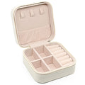 Portable Travel Jewelry Box | Necklace Ring & Earring Organizer Case | Small Jewelry Storage Box