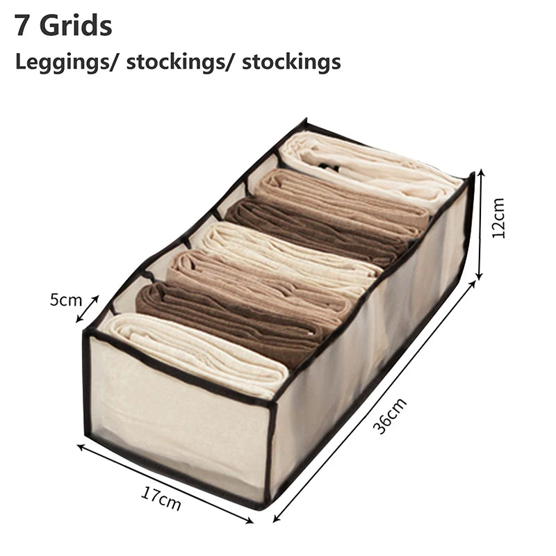 Dresser Drawer Organizer | Closet Storage Box for Clothes
