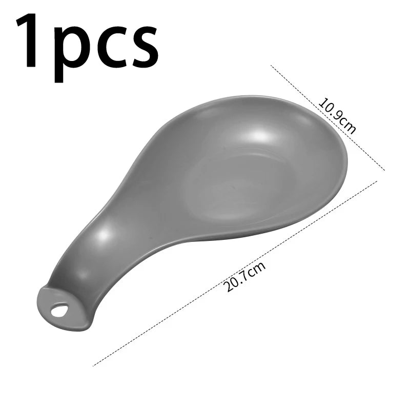 Large Kitchen Spoon Rest Holder | Heat-Resistant Cooking Utensil Rest | Countertop Spoon Holder