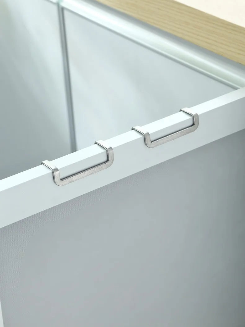 Stainless Steel Double S-Shaped Door Hanger Hooks | Over Door Storage Organizer for Bathroom, Kitchen & Closet