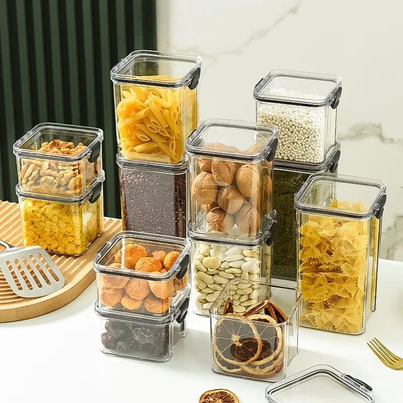 Sealed Jar High Quality Plastic Container Grain Storage Box Large Capacity Refrigerator Cabinet Storage Tank Moisture Proof ﻿New