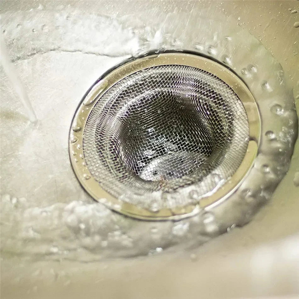 Stainless Steel Sink Strainer | Kitchen Sink Drain Filter | Shower Bathtub Bathroom Floor Drain Mesh Filter