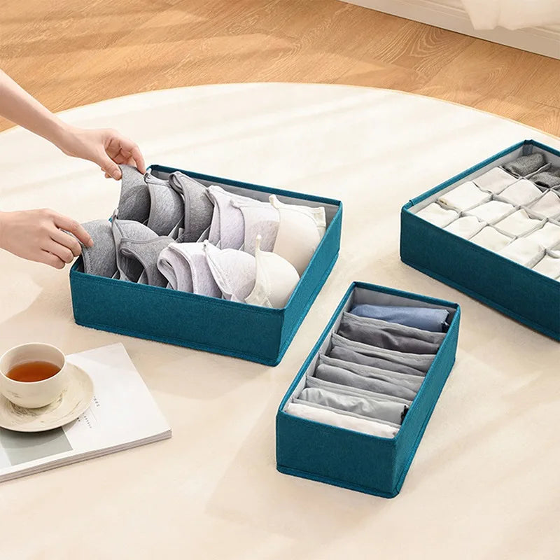 Dresser Drawer Organizer | Closet Storage Box for Clothes