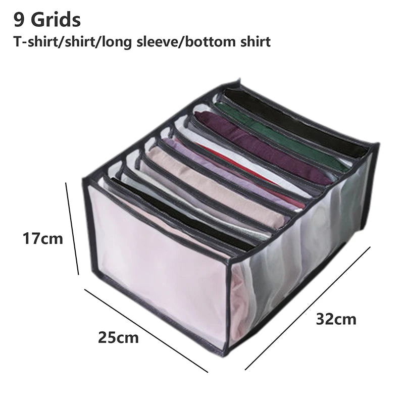Dresser Drawer Organizer | Closet Storage Box for Clothes